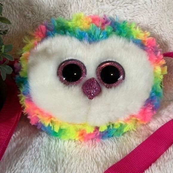 Ty Gear Beanie Boo Owen The Owl Purse - Picture 1 of 8